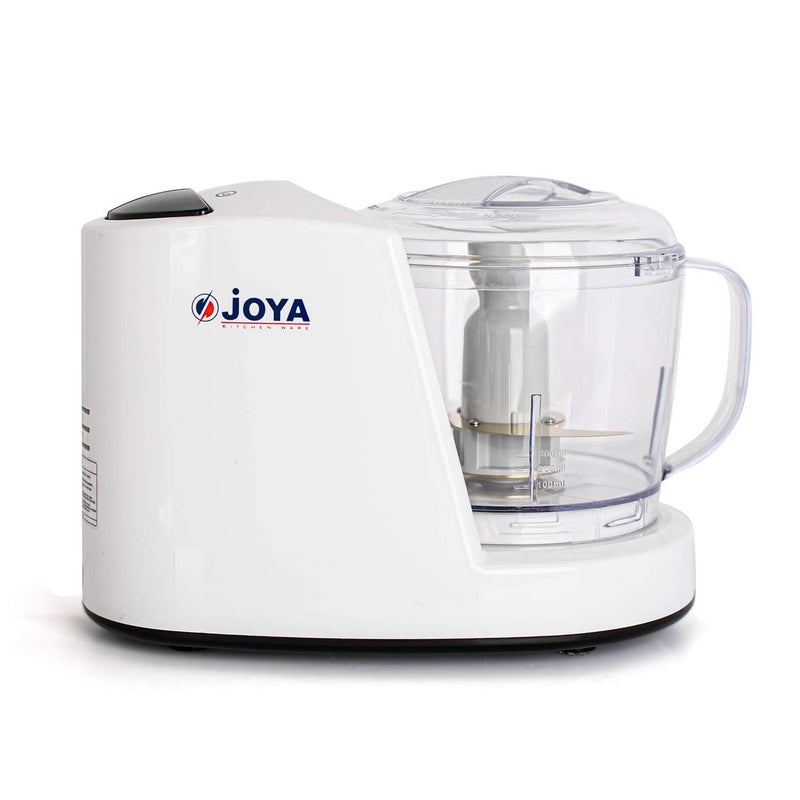 Joya 300ml High quality Electric Multipurpose Chopper Strong Stainless Steel Blades White & Transparent - Image 1